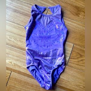 Sylvia P gymnastic leotard. Sz Child 10.